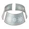 Glitzhome® Silver 26" LED Snowflake Cutout Metal Tree Collar
